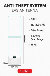 EAS เสากันขโมย AM S-320 Acrylic