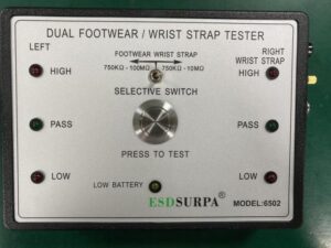 เครื่องทดสอบสายดิน ESD แบบสัมผัส 3 สถานะ (Three-State ESD Tester)